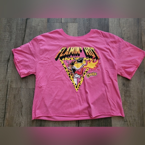 Tops - Flaming hot cheetos crop top
